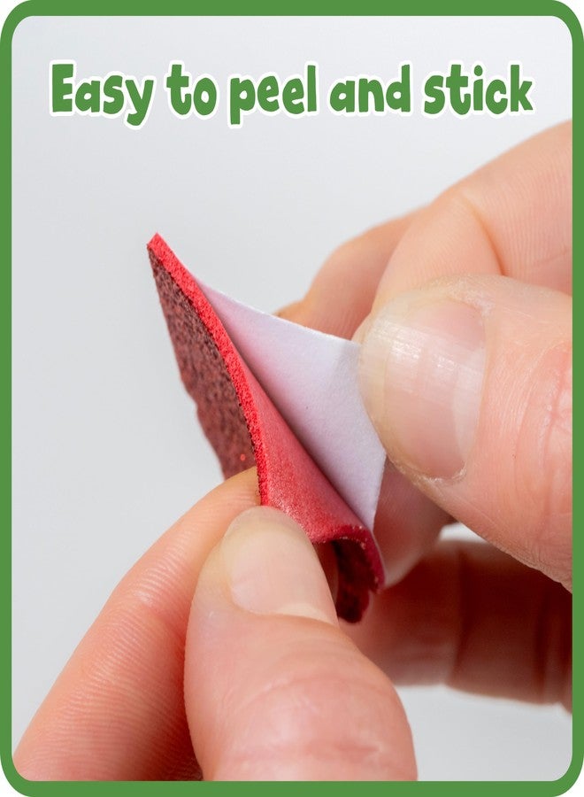 Ready 2 Learn Glitter Foam Stickers | Christmas Shapes | Pack of 168 | Self-Adhesive Stickers for Kids | Perfect for Holiday Crafts and Decorations - Image 3